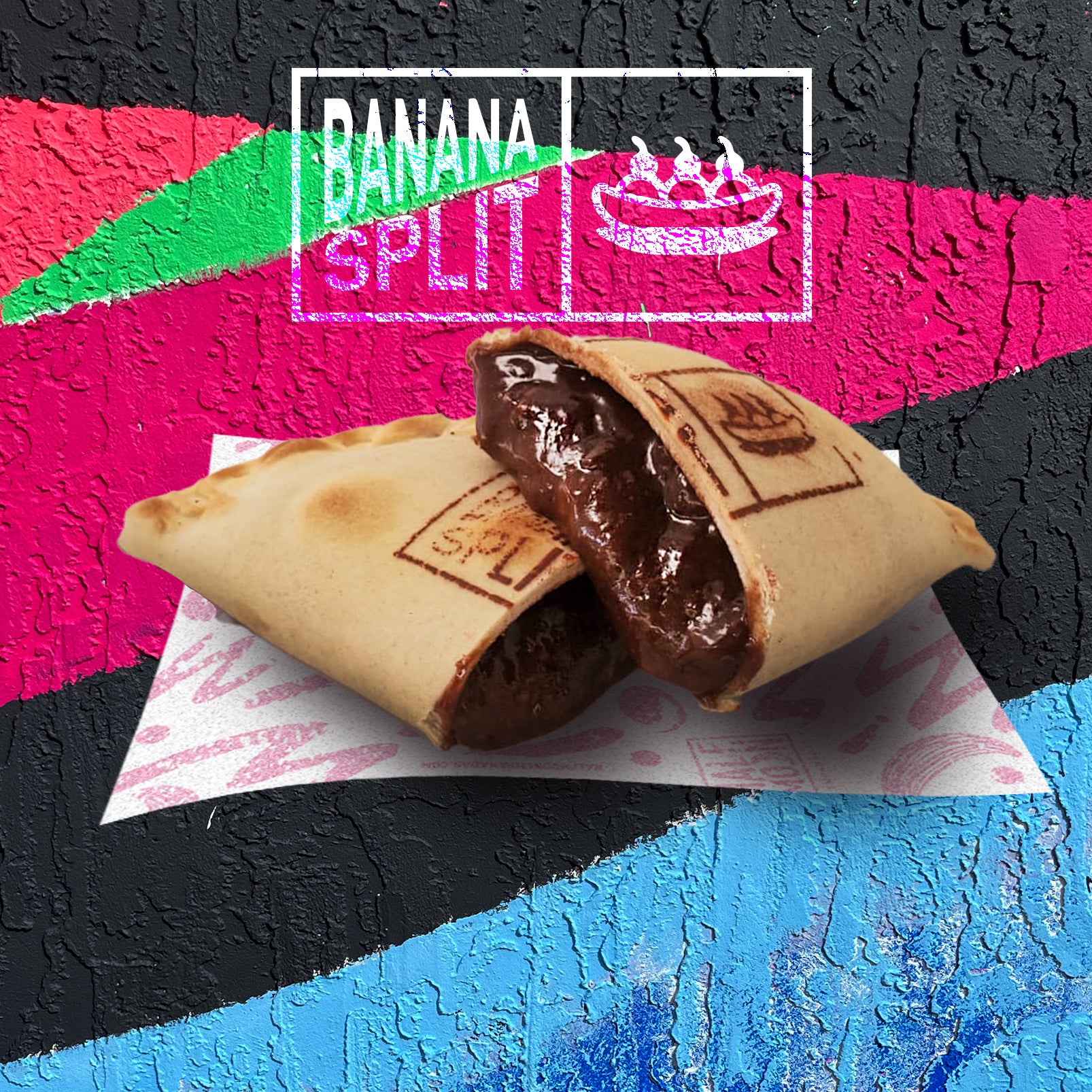 Banana Split Empanada R Half Moon Empanadas